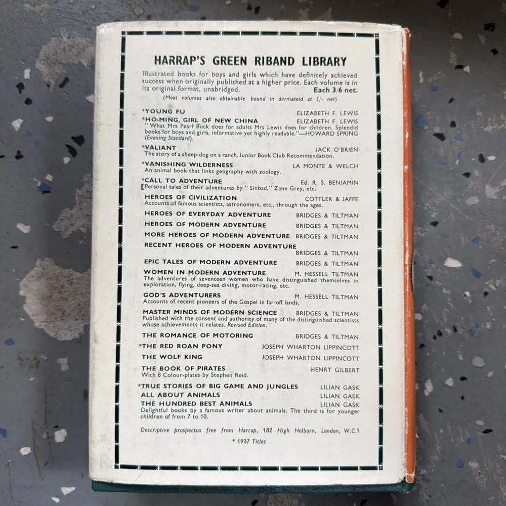 Wardens of the Wild -‎ T.C. Bridges HCDJ (1937) World's Animal Sanctuaries RARE
